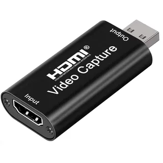 PremiumCord HDMI Capture/Grabber zum Aufzeichnen von Video- / Audiosignalen auf einem Computer, Auflösung 4K @ 30 Hz, Full HD @ 30 Hz, Plug-and-Play
