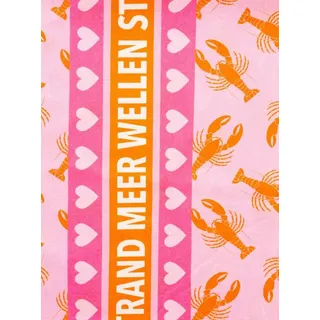 Zwillingsherz Schal ""Love & More"" stylischer Schal mit Schriftzug, rosa