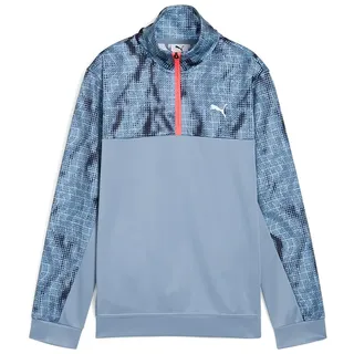 Puma Tad AOP Poly Half-Zip B Cool Blue 128