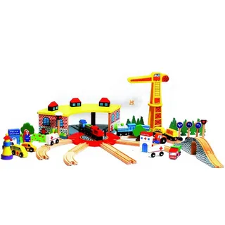 Die Kleinen Zug Mit Kran IN Kleiner Koffer Kit HJD93882 Lima