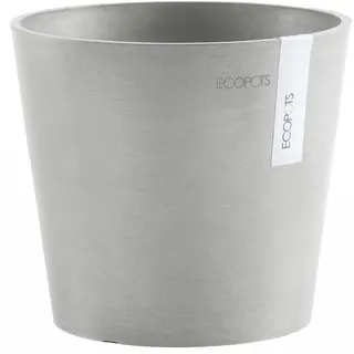 ecopot Ecopots Pflanztopf Amsterdam Mini Weißgrau 17 cm