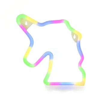 LED-Lampe in Einhorn-Form - Neonlichter - für Bars oder Kinderzimmer - zum Aufhängen oder Hinstellen