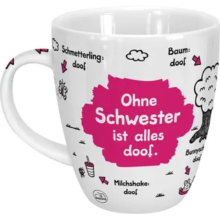 SHEEPWORLD Tasse Ohne Schwester ist alles doof