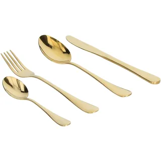 Tognana Golden, 24-teiliges Besteckset, Edelstahl, Gold