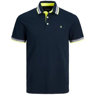 JACK & JONES Poloshirt »JJEPAULOS POLO SS NOOS«, mit Logo Stickerei Jack & Jones dark navy