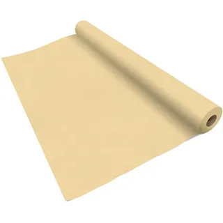 VelaHub Airlaid Tischdeckenrolle 1,2m x 24m, Hochwertige, Stoffähnlich, Einweg, Creme