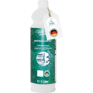 Lorito Restroclean Ecolabel Fettlöser Küche 1 Liter Konzentrat – Profi Grillreiniger & Backofenreiniger extra stark, wirksam gegen Eingebranntes, für Gastronomie & Küche