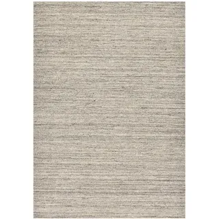 THEKO Pure UNI Handwebteppich 40 x 60 cm Grau