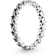 Bild 190029C00 Ring Damen Asymmetrische Sterne Sterling-Silber 54