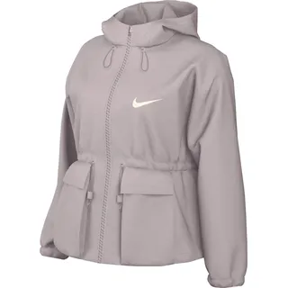 Nike Jacke Damen Sportswear Trend Woven Jkt, Platinum Violet/Sail, FN3669-019, L