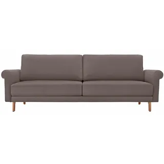 Creation BY ROLF BENZ 3-Sitzer »CR.450, Designsofa, Loungesofa«, modern Landhaus, Breite 208 cm, Füße in Nussbaum, beige