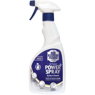 Bar Keepers Friend Power Spray 500 ml – Mehrzweck-Schaumformel gegen Fett, Schmutz und Kalk – ideal für große Oberflächen, Küche und Bad – mit Oxalsäure