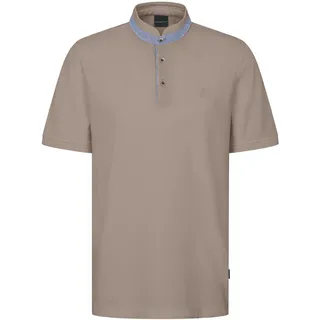 bugatti Herren Poloshirt Stehkragen Basic Kurzarm Modern Fit