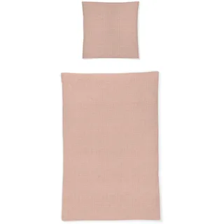 IRISETTE Bettwäsche »Shadow 8361« 2 Stk., tlg. pflegeleichte Sommerbettwäsche, orange