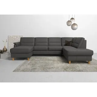 Home Affaire Wohnlandschaft Mikrofaser U-Form 308 cm Braun