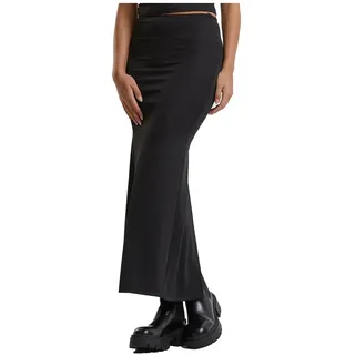 Urban Classics Glitter Maxi Midirock - Black - 2XL