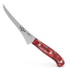 Bild von seit 1776 - Made in Germany - Filetiermesser 17 cm Red Diamond, PremiumCut Filet No 1, Filiermesser, Acryl, rot, rostfrei, deutsches Grillmesser scharf