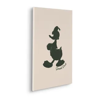 KOMAR Keilrahmenbild Disney Donald Duck Stamp grün