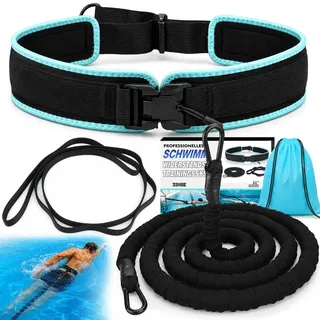 2026 Premium Schwimmgurt für Pool, 4-10 M Magnetische Schwimmgürtel Erwachsene für Pool, Einstellbare Schwimmgürtel mit Elastischen Gummibändere, Schwimmhilfe Geeignet für Schwimmtraining