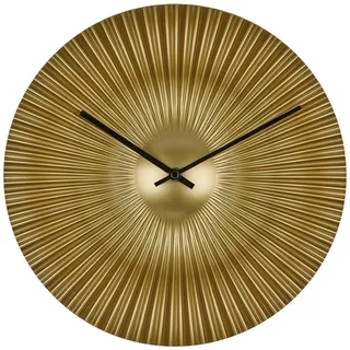 TFA Analoge Designer Wanduhr Rokoko 33,0 cm 60.3031.53 gold