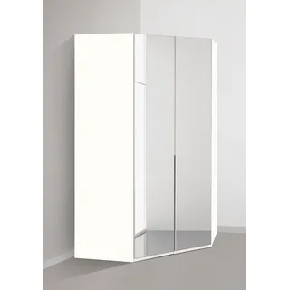 WIMEX Eckkleiderschrank New York 90 x 236 x 56 cm Weiß