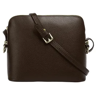 Cluty Umhängetasche Leder Brown