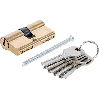 BGS Do it yourself Messing-Schließzylinder 60 mm