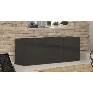 INOSIGN Sideboard "Metis", grau (anthrazit hochglanz), B:170cm H:72cm T:40cm, Sideboards, Sideboard, Breite 170 cm