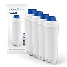 Aquafloow Wasserfilter Ersatz für DeLonghi DLSC002, SER3017 & 5513292811 Kaffeemaschinen - einschließlich Versionen der ECAM, ESAM, ETAM Serie (4er Pack)