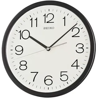 Seiko Clock Wanduhr schwarz