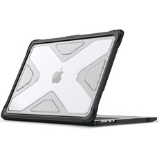Fintie Hülle Kompatibel mit MacBook Air 15 M3 M2 (2024-2023 Freisetzung) A3114 A2941, Ganzkörper-Rugged Hybrid Schutzhülle TPU Stoßstange Case Kompatibel mit MacBook Air 15" Retina, Transparent