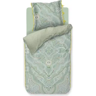 Pip Studio Bettwäsche-Garnitur Alfombra  Farbe Hellblau Größe 155x220+80x80 cm + 1x 80x80