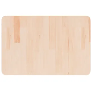 vidaXL Waschtischplatte 60x40x1,5 cm Massivholz Unbehandelt - Braun