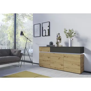 INOSIGN Sideboard »Luci«, Breite 180, 5 cm braun