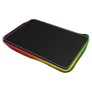Gaming Mauspad, XXL 400 x 900 mm, RGB LED, 14 Lichtmodi, rutschfeste Oberfläche, Stoffmaterial