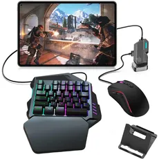 RGB Mechanische Gaming-Tastatur,35 programmierbare Tasten,Unterstützt Bluetooth-Konnektivität,Abnehmbare Handgelenkstütze,Verfügbar für iOS 13.4 und niedriger und Android