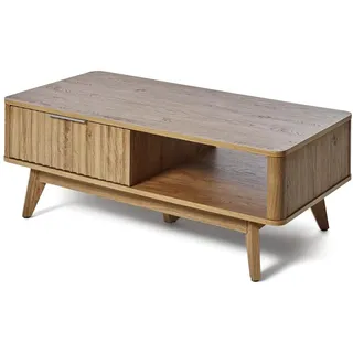 Jahnke Wave Coffee SK Braun Eiche 110 x 44 cm