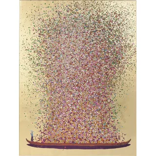 Kare Touched Flower Boat 80x100cm