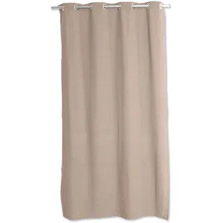 Enjoy Home – Vorhang Dune – 8 silberfarbene Ösen – Durchmesser 4 cm – 80% recycelte Baumwolle – 20% Polyester – 140 x 240 cm – Sand