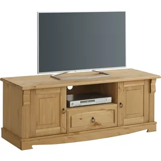 Home Affaire »Anna« Gesamtmaße (B/T/H): ca. 140/44/50 cm, TV-Board, Breite 140 cm, 2 Türen, 1 Schublade, Massivholz, FSC®,