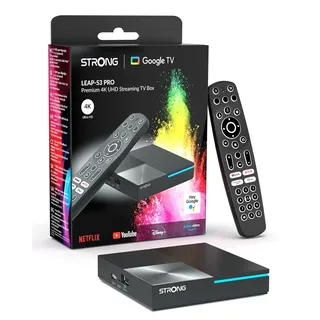 Strong LEAP-S3 PRO Premium 4K UHD Streaming Box, Schwarz