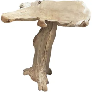 Garden Pleasure SURGA Bartisch Ø 100 x 102 cm Braun