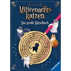 Mitternachtskatzen: Das große Rätselbuch Vielfältige Rätsel und Knobeleien für, Kinderbücher von Elena Bruns