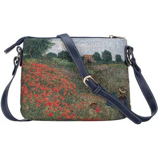 GOEBEL Monet Tasche Künstlerhaus 25 x 19 cm, - Bunt
