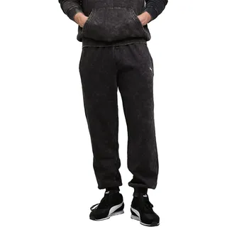 Puma ESS Elevated Relaxed Wash Sweatpants Jogginghose Schwarz L