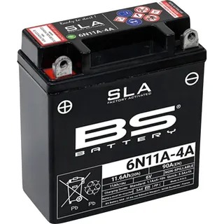 Bs Battery 6n11a-4a Agm-batterie - Black - One Size