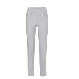 2-in-1-Hose GOLDNER "Kurzgröße Schlupfhose LOUISA mit Steppnähten", Damen, Gr. 24, K-Gr, beige (stein), Obermaterial: 67% Baumwolle CO. 28% Polyamid PA. 5% Elasthan EL., Hosen 2-in-1-Hose, Ohne