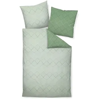 JANINE J.D. 87053-06 Rauten Grün 155 x 220 cm + 80 x 80 cm