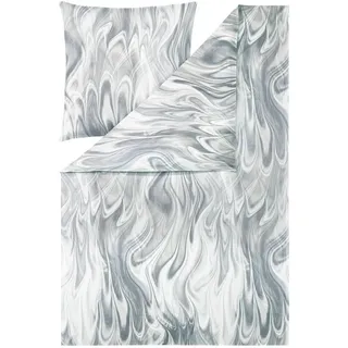 Estella Bettwäsche Klaas grau - BL 135x200 cm