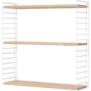 Metaltex Tomado Wandregal 70 x 21 x 68 cm Weiß